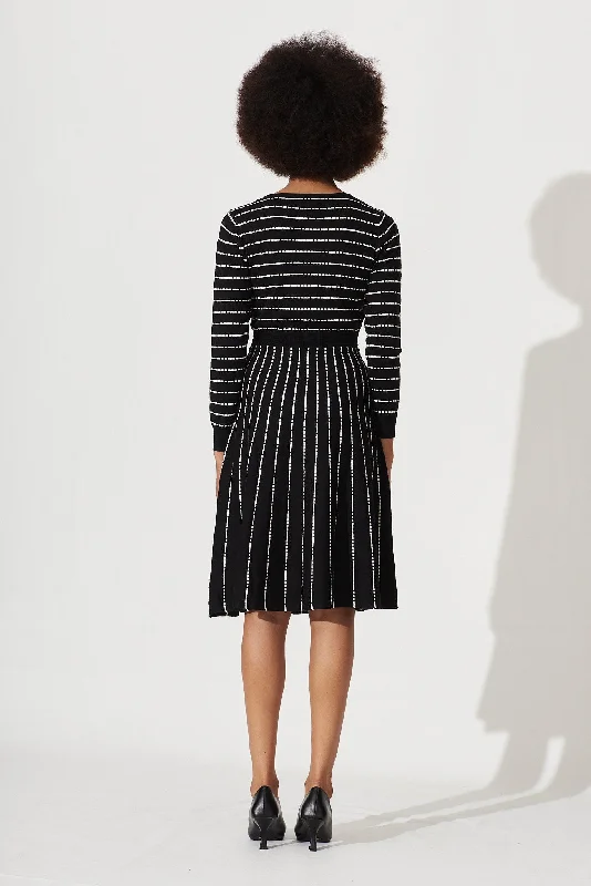 soloist-knit-dress-in-black-with-white-stripe