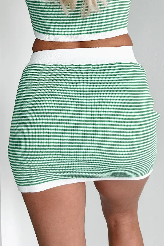 sorry-cant-hear-you-striped-mini-skirt-green