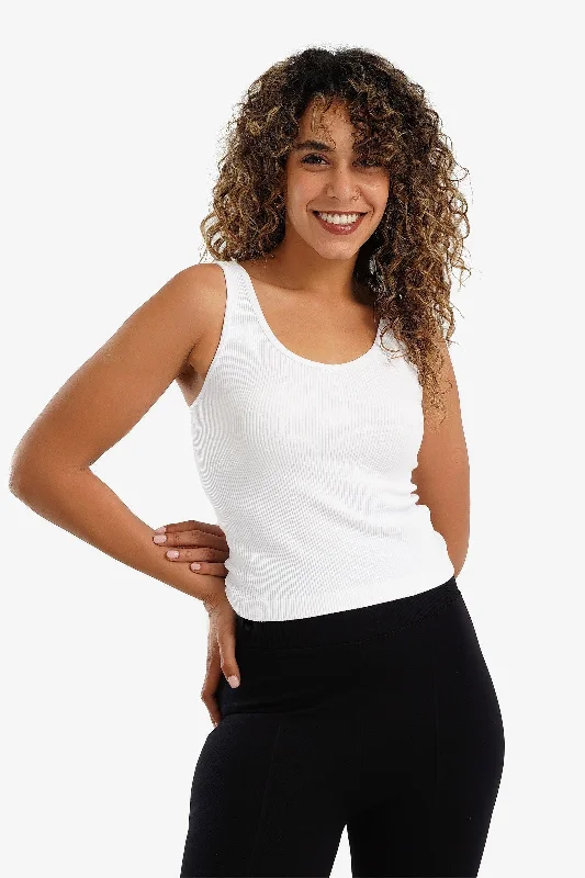 Square Back Ribbed Top