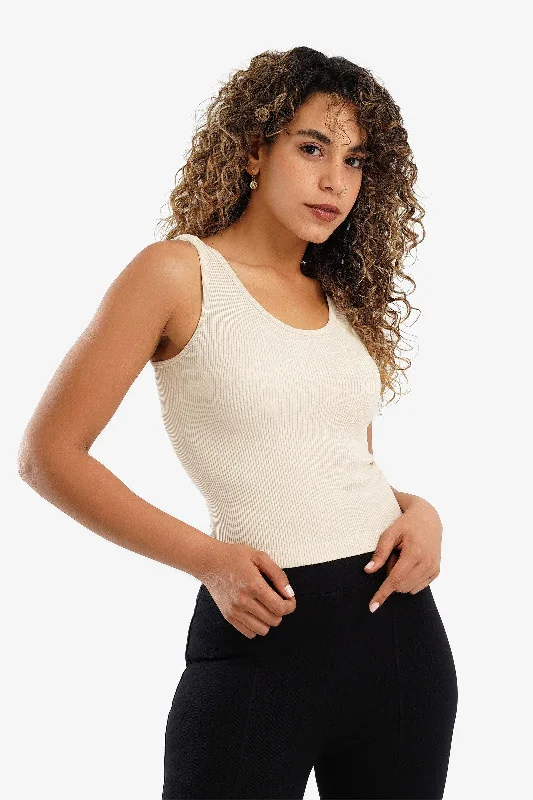 Square Back Ribbed Top