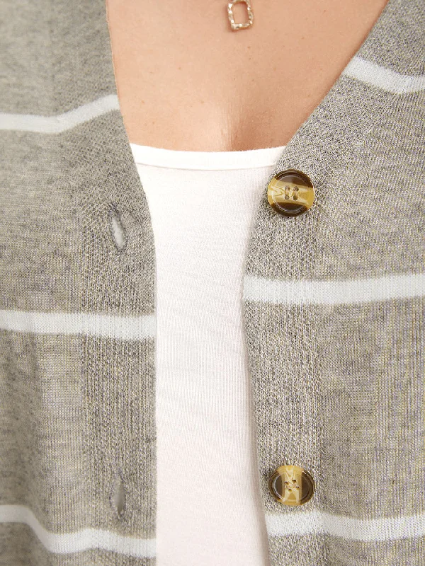 supersoft-essentials-striped-button-through-elastic-cuffs-cardigan