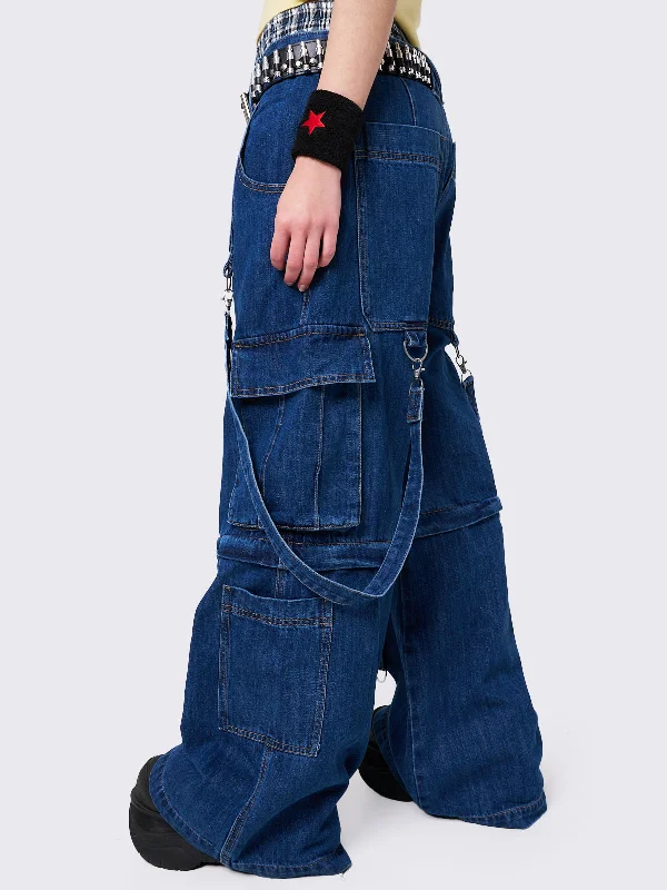 trek-blue-wide-leg-cargo-jeans