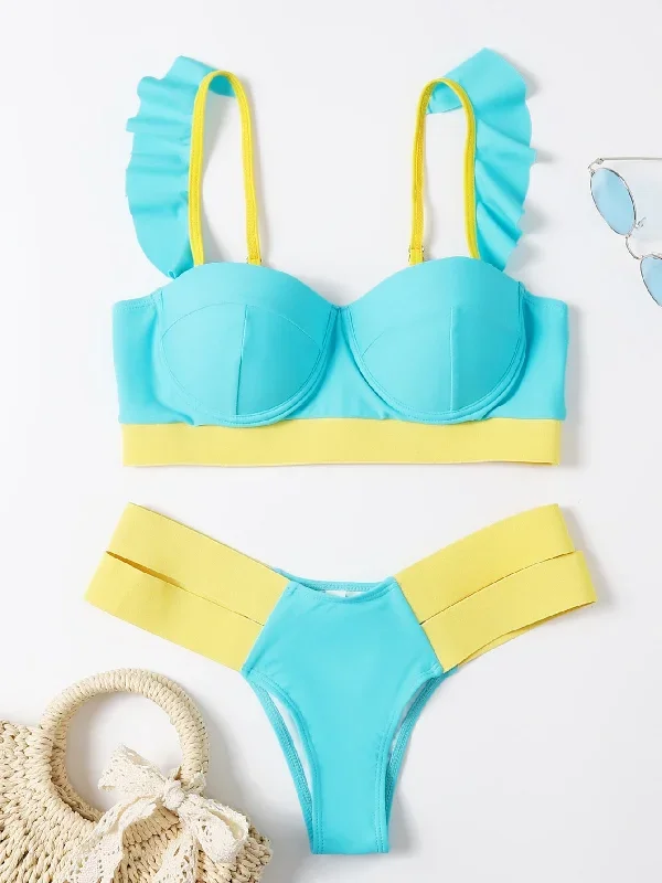 Turquoise/Yellow
