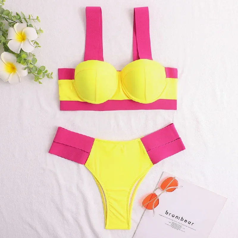 Pink/Yellow