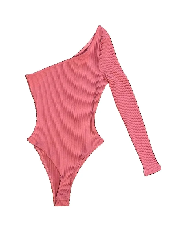 Women's Heart On My Sleeve Bodysuit In Pink