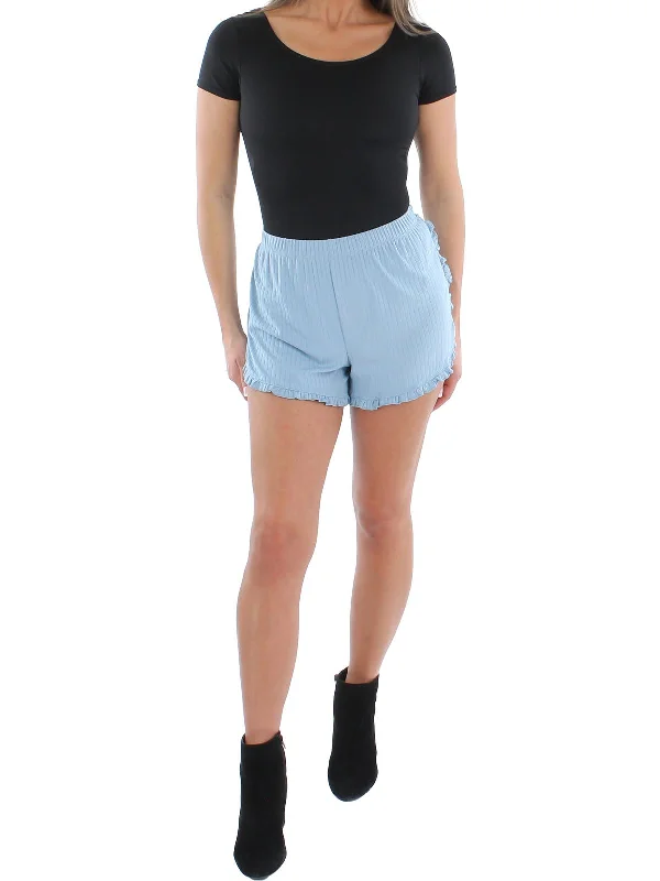 womens-ribbed-lace-up-shorts