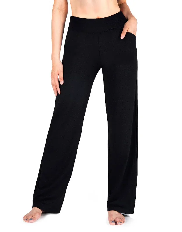 Essential Wide Leg Yoga Pants, Slant Pockets