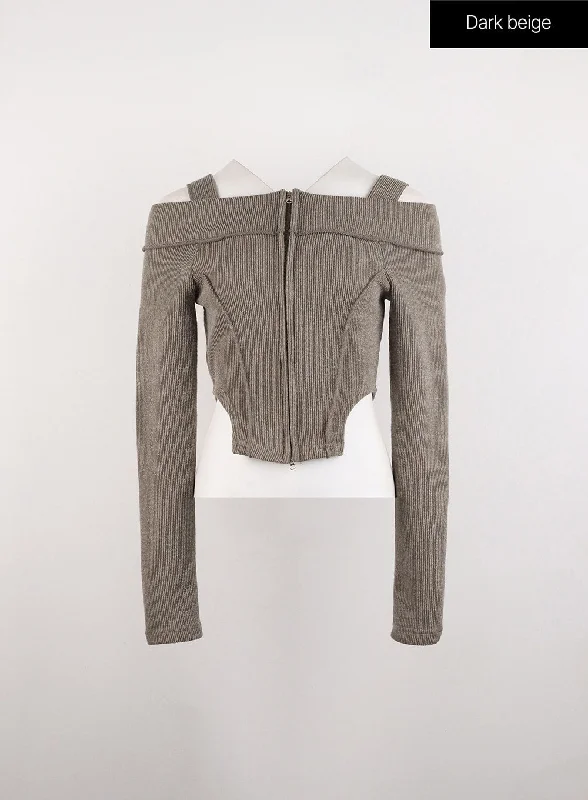 zip-cut-out-off-shoulder-crop-sweater-id306